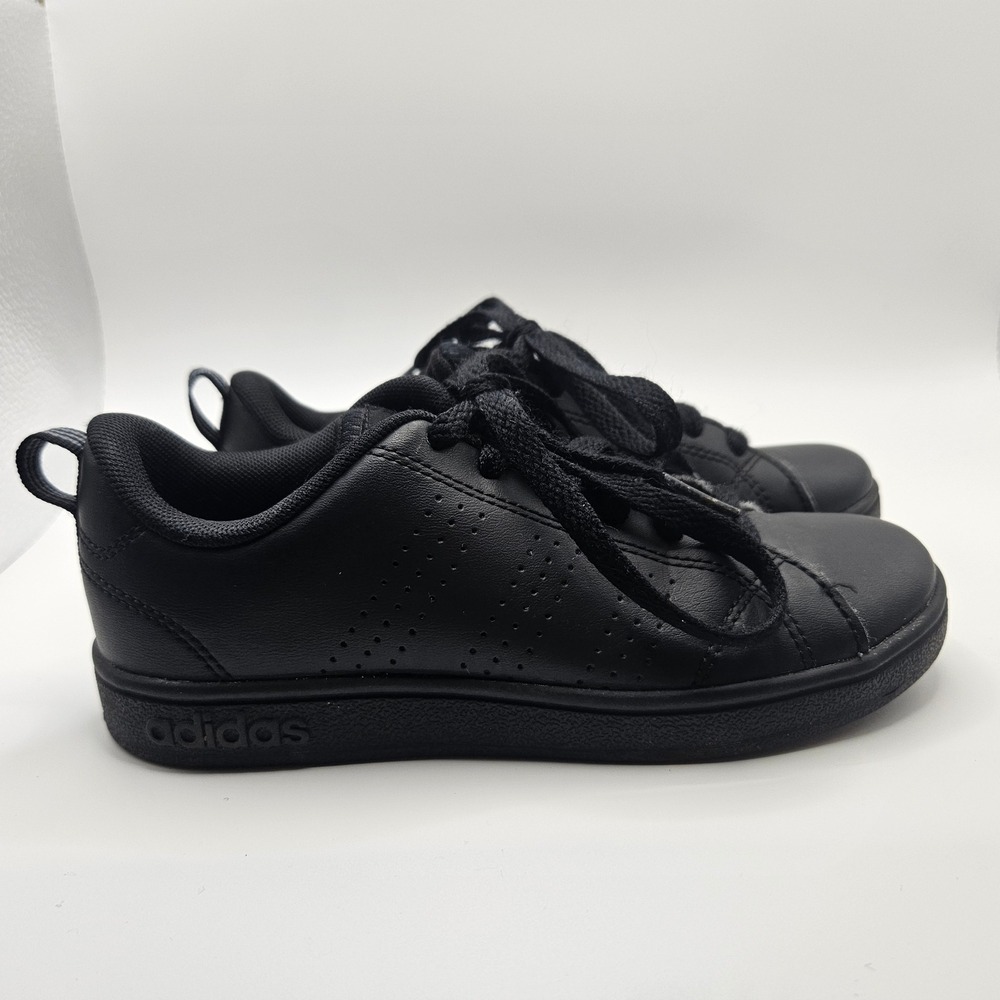 Adidas Advantage‎ Black Sneakers Kids Athletic unisex Tennis Shoes size 13